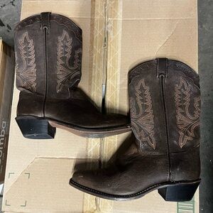 Abilene Boot Co. Brown Heeled leather cowboy Boots women’s 10M